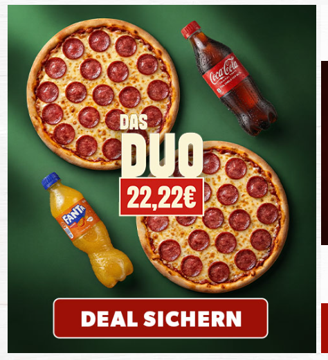 Beispiel-Aktion: Das Duo 22,22 €, direkt im Shop verkaufsstark